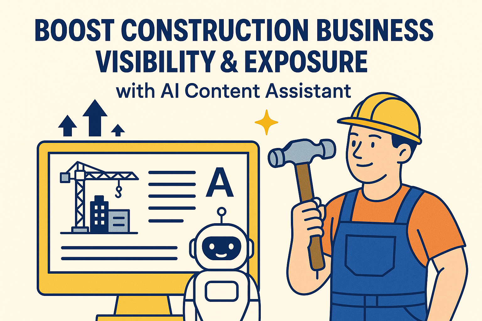 Boost Construction Business Visibility & Exposure with AI Content Assistant